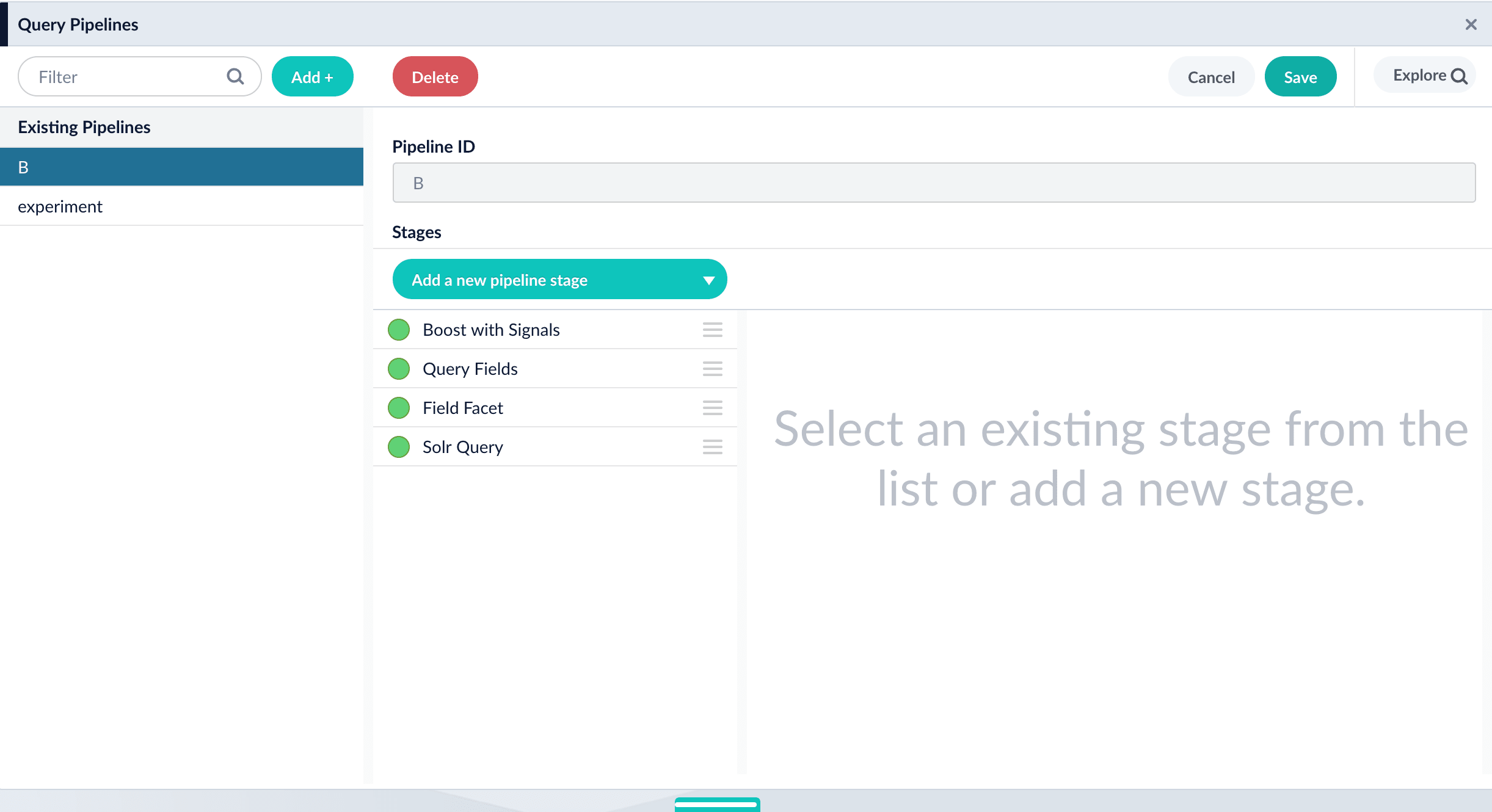 Add pipeline