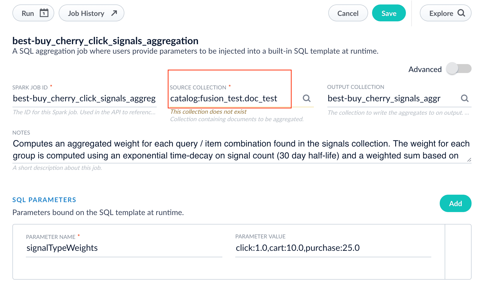 catalog input