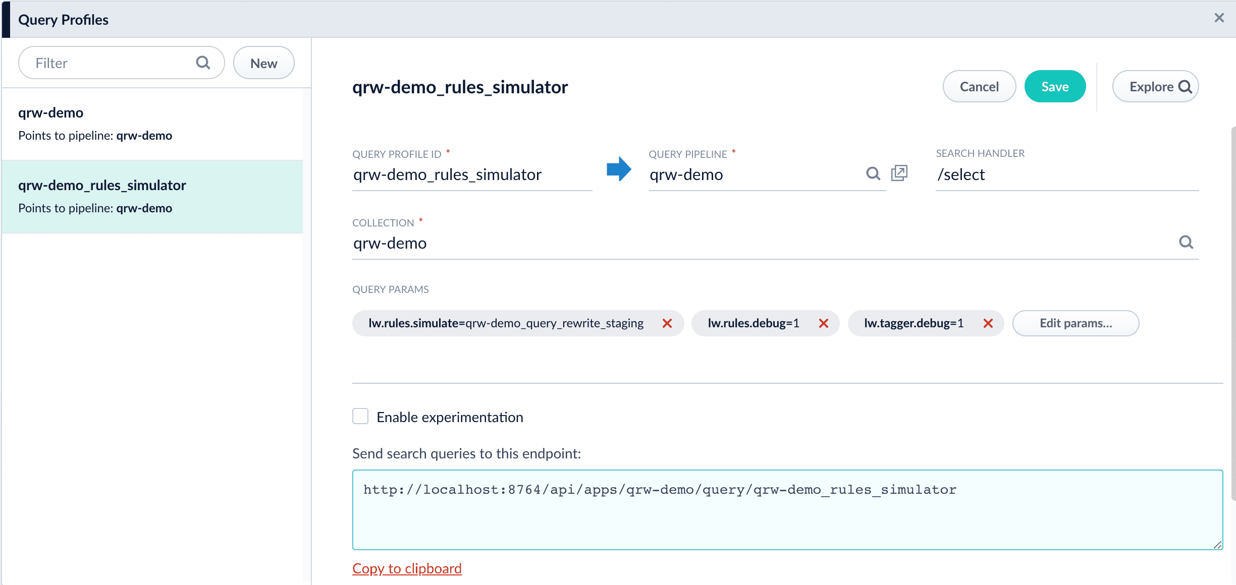 rules_simulator query profile