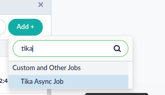 Add Tika Async job