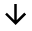 Arrow down icon
