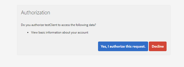 AME login confirmation
