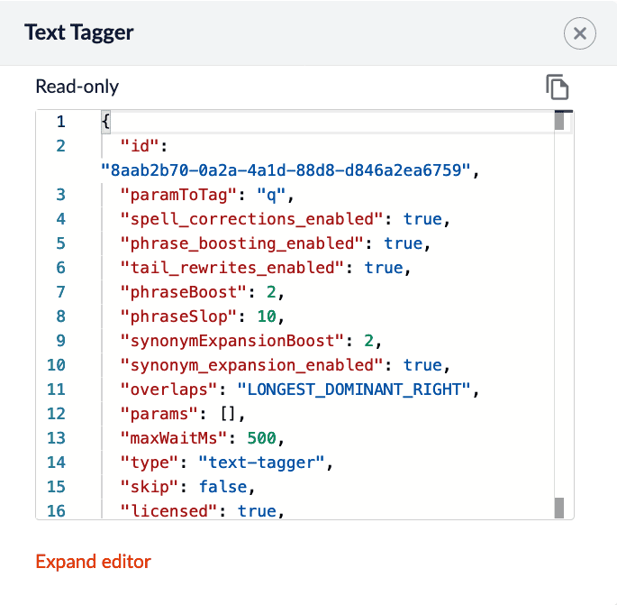 Pipeline JSON editor