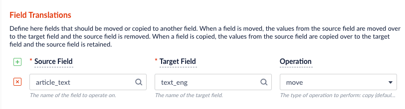 Field translations