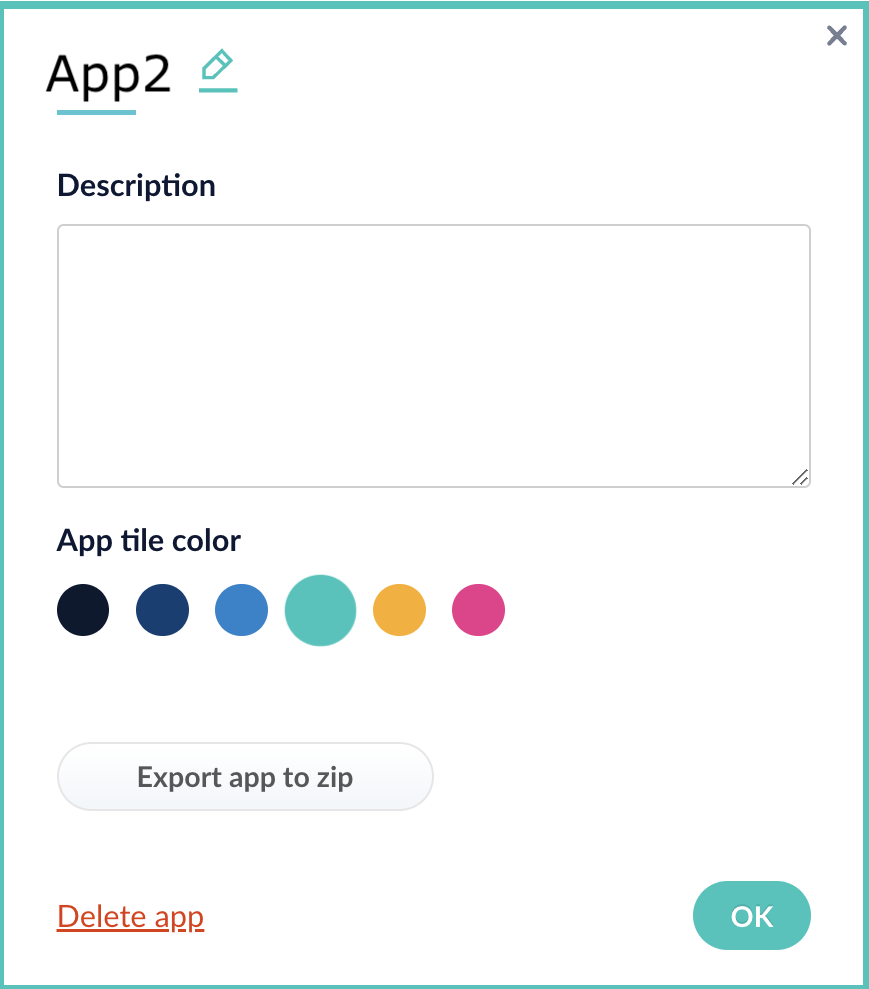 Export app to zip