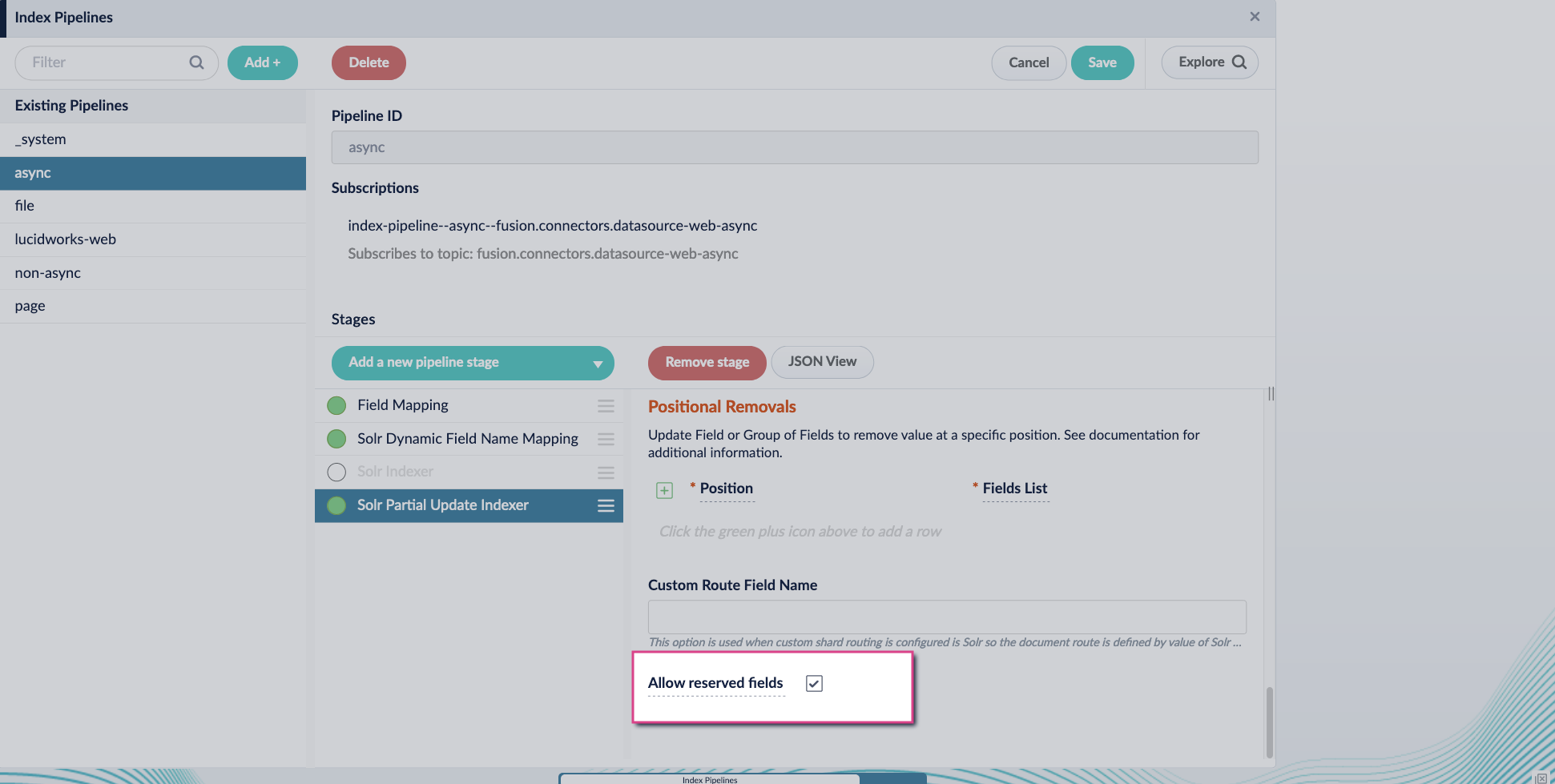Tika config setup