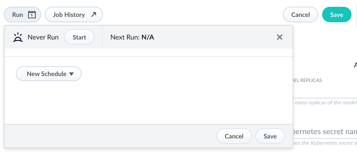 Start a Ray model deployment job