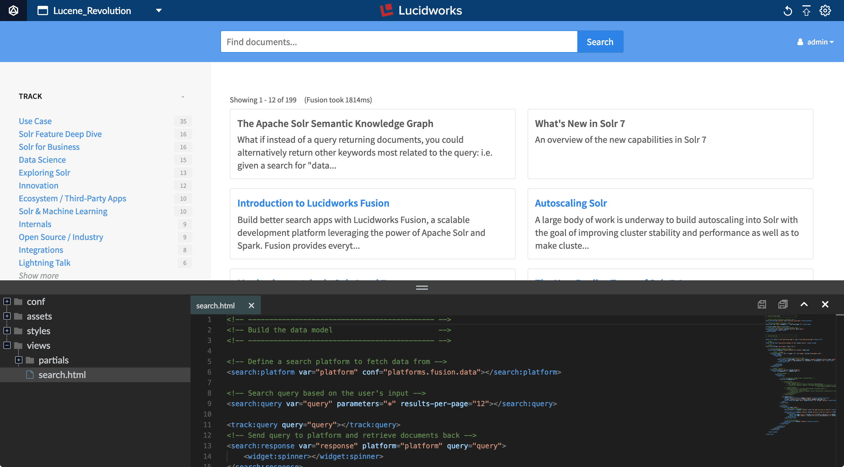 Code editor
