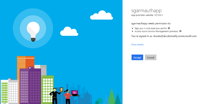 Microsoft Online approval example