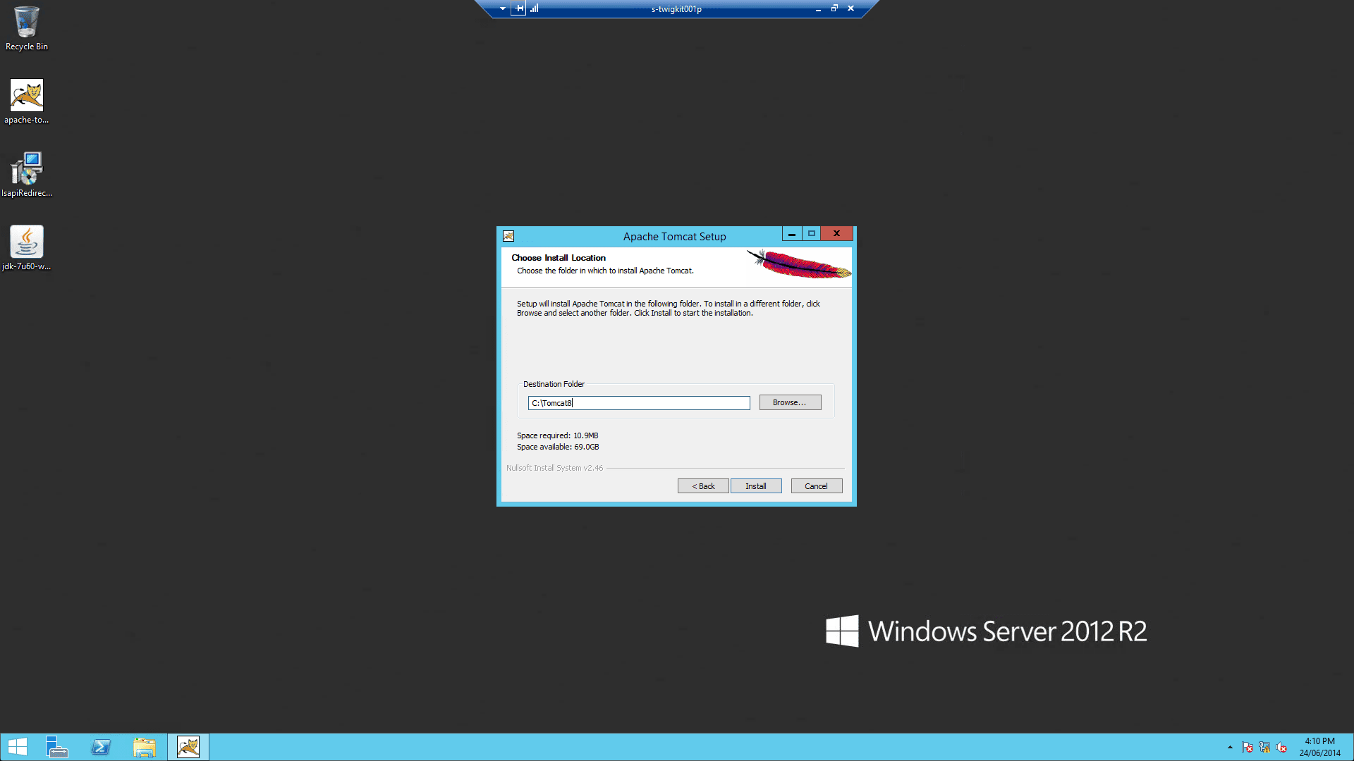 IIS screenshot
