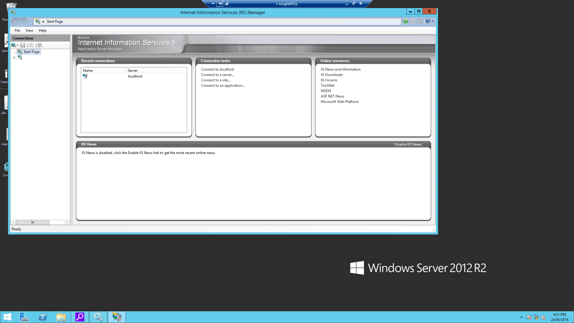 IIS screenshot