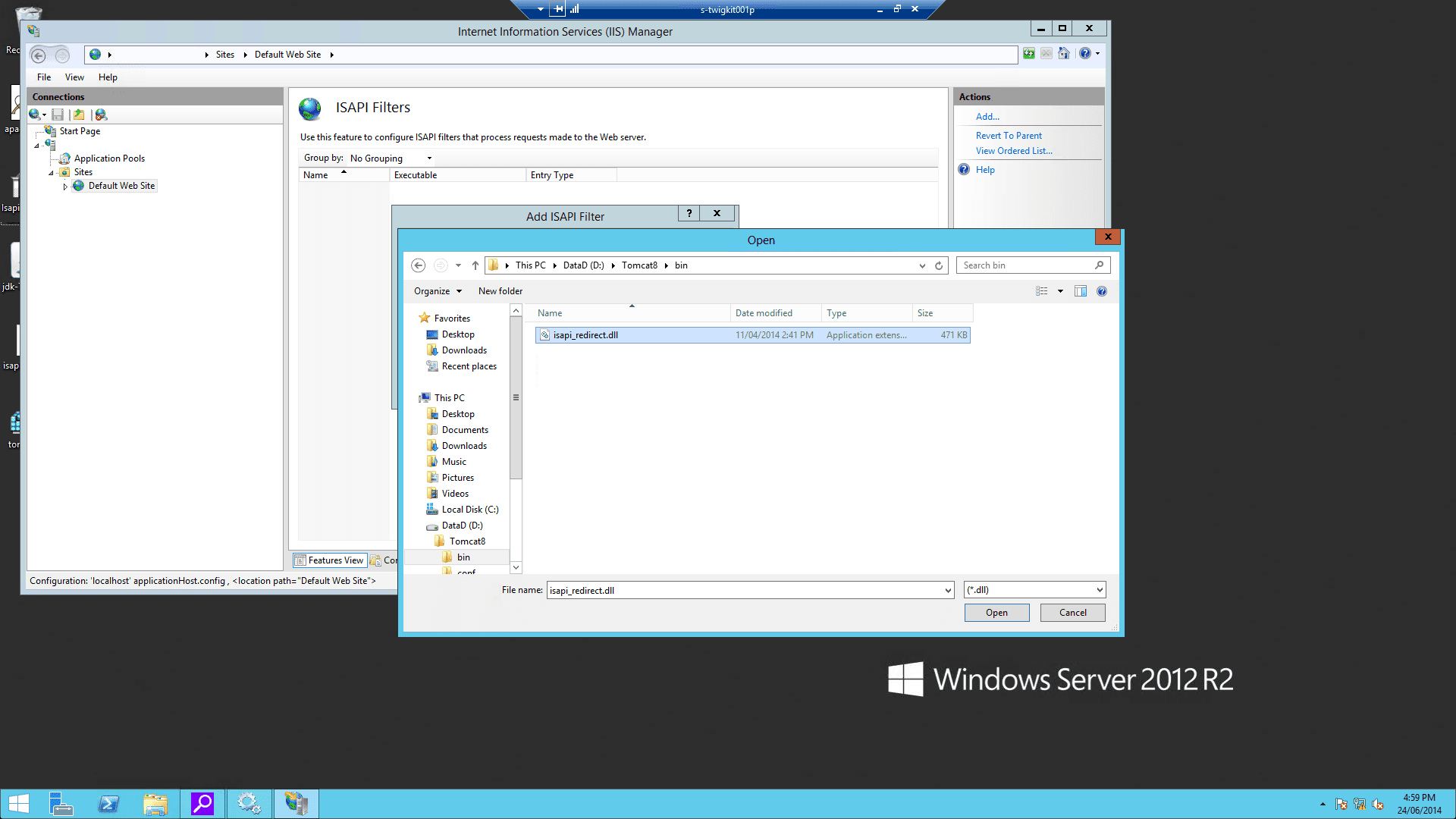 IIS screenshot