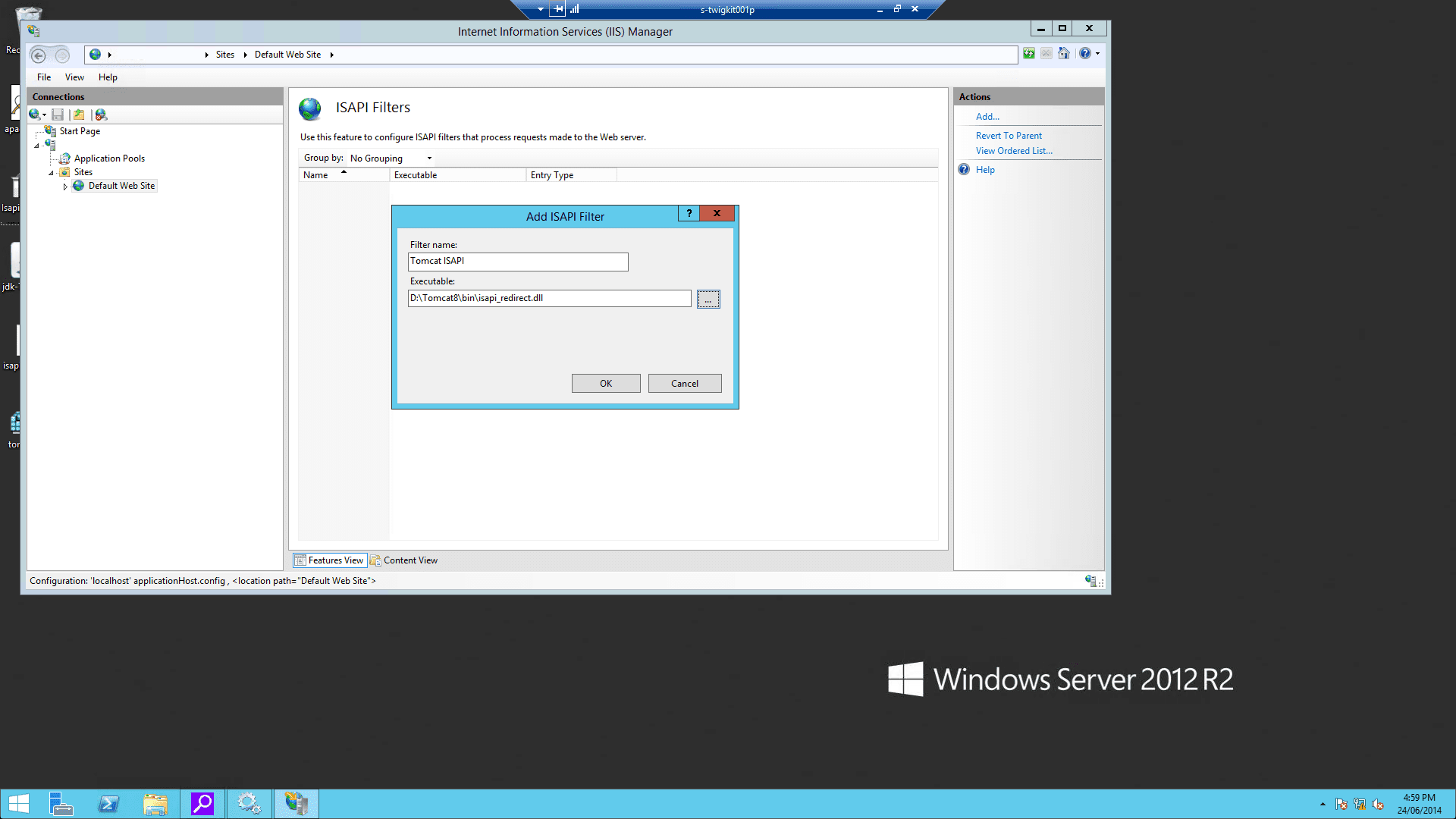 IIS screenshot