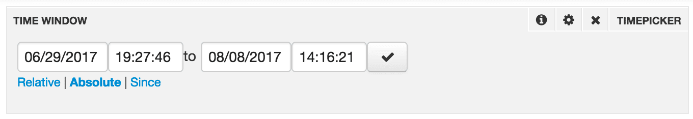 Absolute Timepicker panel