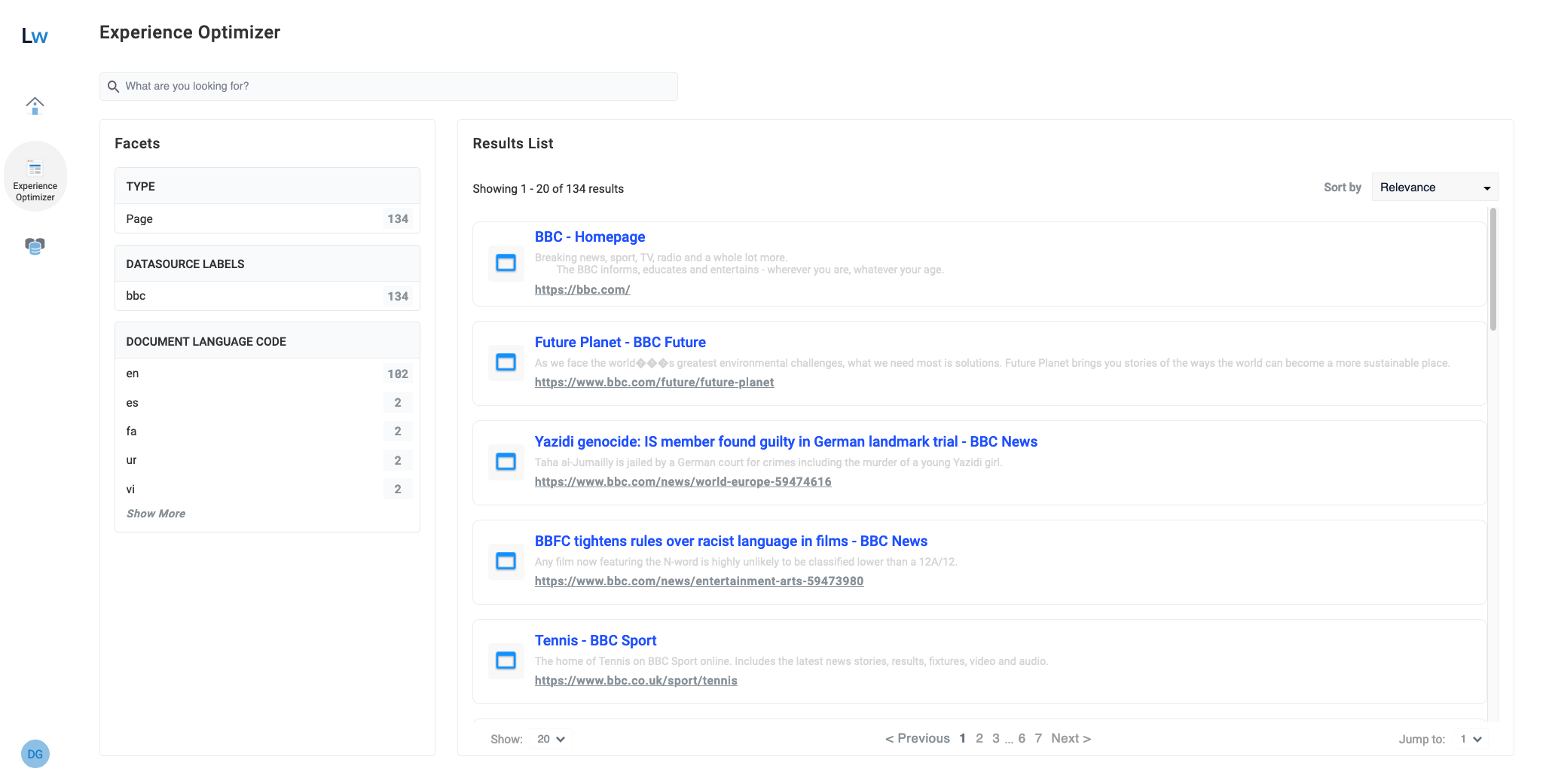 Experience Optimizer